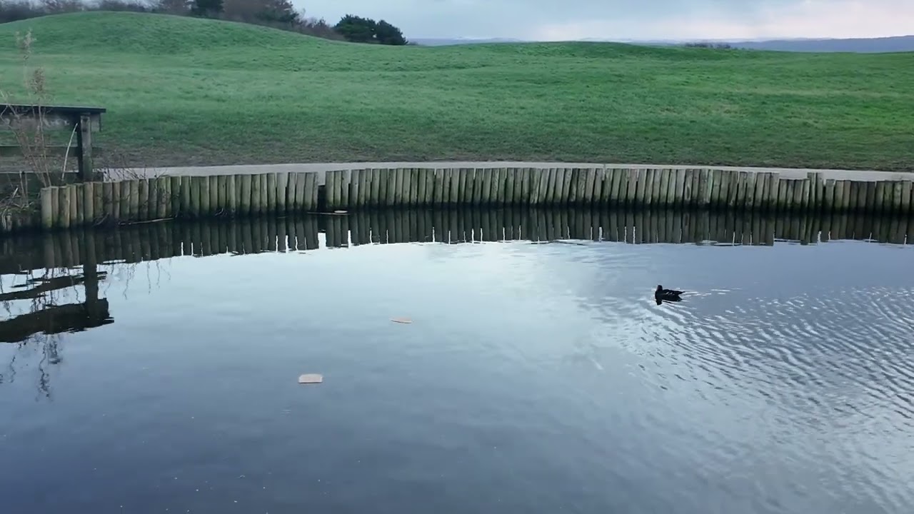 Пешеходная прогулка по первому в Великобритании загородному парку: заброшенная старая железнодоро...