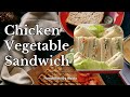How To Make Chicken Vegetable Sanndwich At Home || Easy and Simple Steps || Handi Roti By Abida