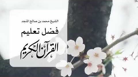 فضل تعليم القرآن الكريم | الشيخ محمد المنجد