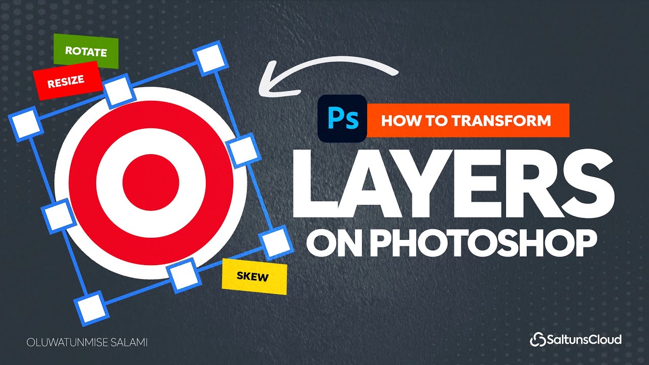Targe Tutorial How to use Layer Transformations in Photoshop | Target Logo Tutorial ...