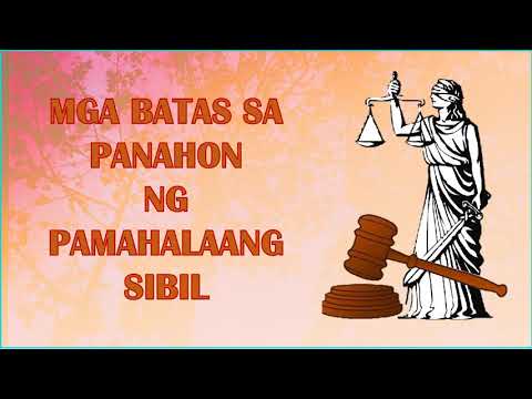 Video: Ano Ang Mga Paghahabol Sa Sibil Na Isinasaalang-alang Ng Mahistrado