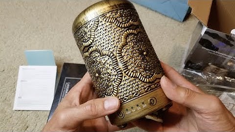 DIFFUSERLOVE Aromatherapy Humidifier 7 LED Color & 6 Essential Oils