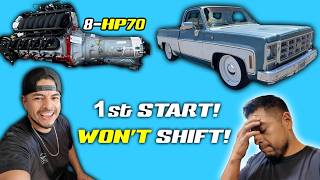 BLUEPRINT ENGINES LS3/ZF-8HP70 1ST START ON THE C10 PROJECT!