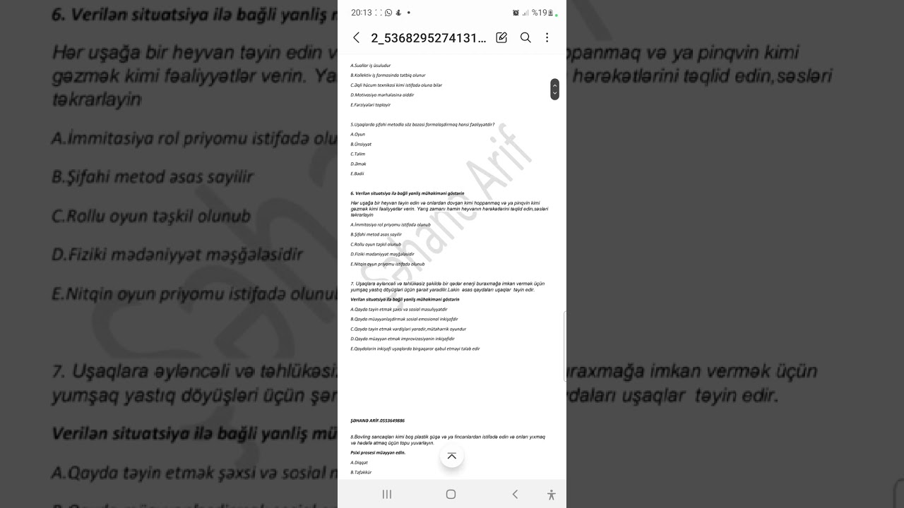 umumi son qebul tipli sinaq mektebeqeder