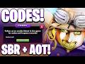 *🔥SBR + AOT *NEW ALL Working SBR + AOT UPDATE CODES FOR ANIME APOCALYPSE! ANIME APOCALYPSE CODES