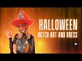 Making a Witch Hat and Dress in 1 Week | Halloween 2022 | Tilli Boom Cosplay