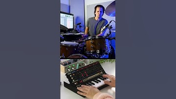 Added drums to this groovy synth playing by @JohnnyBgood89 #drum #synthwave #jam