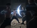 A kung fu fight