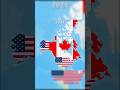 Will Canada ever become the 51st province?#geography #edit #shorts