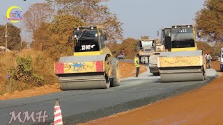 Best Gravel Unloading Heavy Dump Trucks & Pavement Machines for Nation Road Foundation Construction