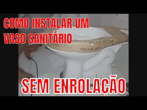 Vídeo: Como você instala um vaso sanitário na Austrália?