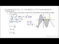Calculus: Area Between Curves