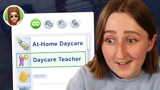 playing an *active* daycare career in the sims 4 screenshot 4