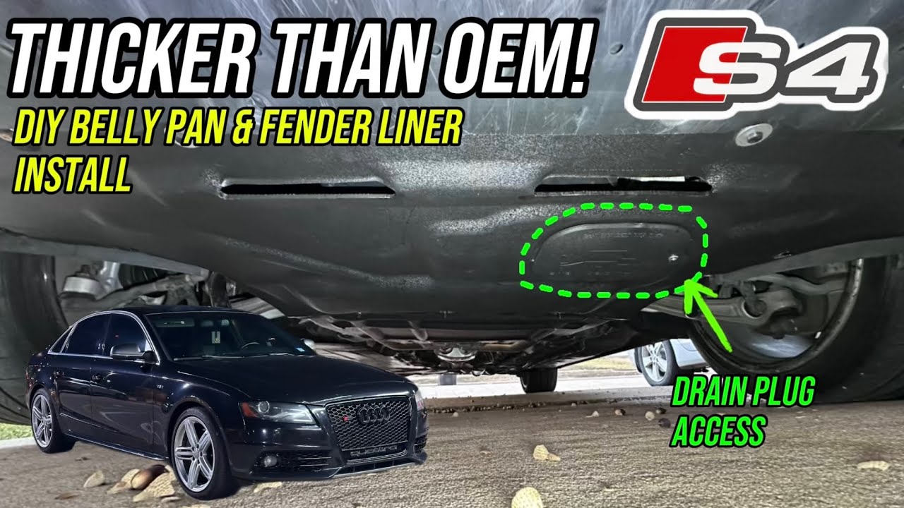 Подкрылок и защитный щиток для B8 S4 своими руками