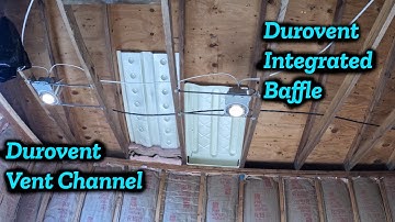 Durovent Integrated Baffle VS. Durovent Vent Channel with Installation