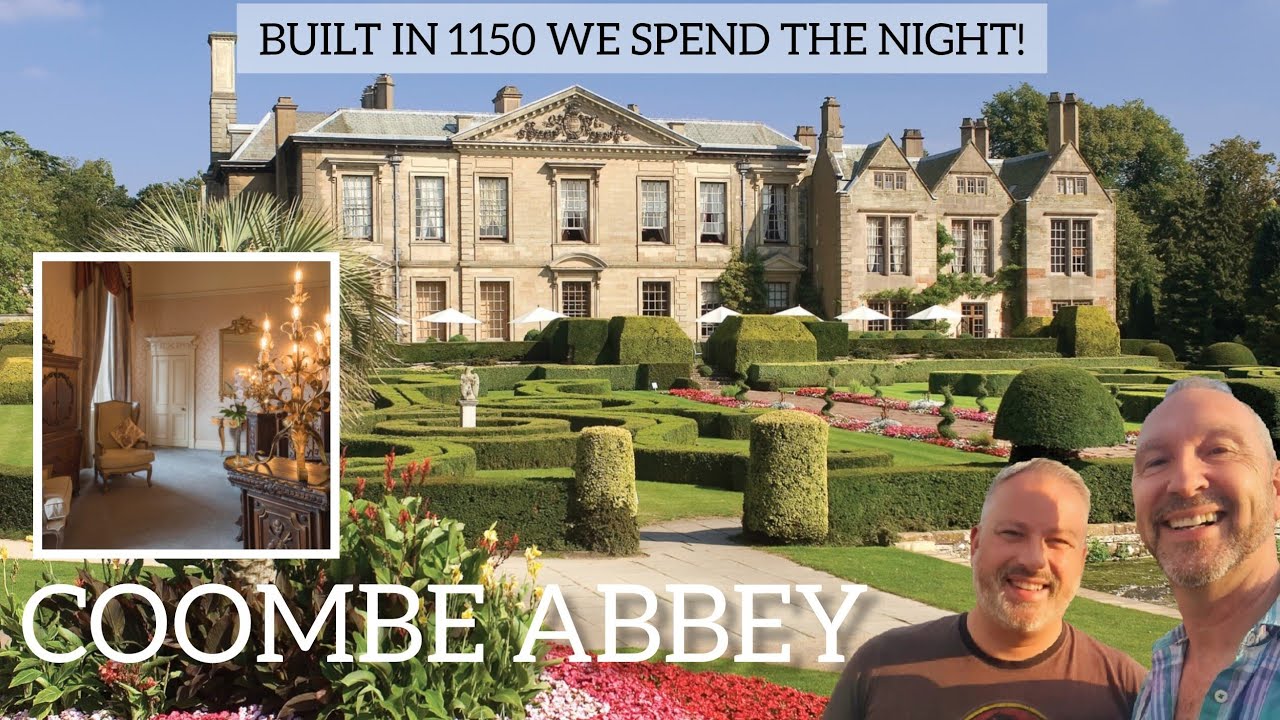 COOMBE ABBEY built in 1150 Home to the Craven Family now a luxurious hotel! Join us for the night 🌙 