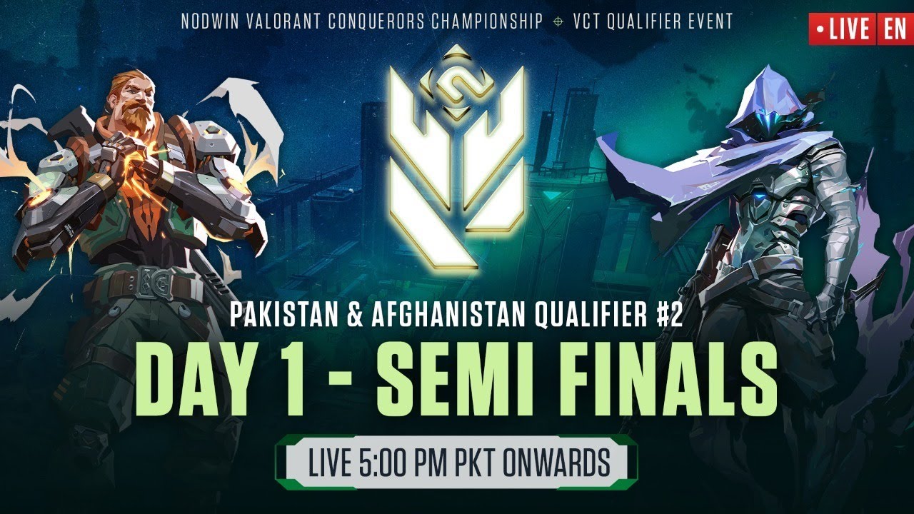 [EN] Valorant Conquerors Championship | PK & AF Qualifier #2 - Day 1 | Semi Finals