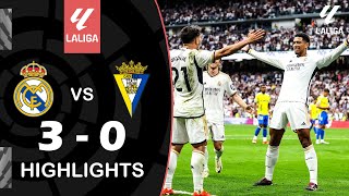 Real Madrid vs. Cádiz CF 3-0 Highlights \/ Resumen | LaLiga 2023\/24