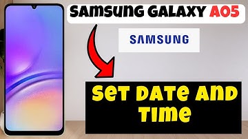 Set Date And Time Samsung Galaxy A05 || How to set time and date || Time and date options settings