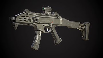 CZ Scorpion EVO 3 A1 - @BlenderOfficial  + Marmoset Toolbag
