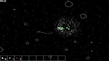 Top down 2D space game inventory testing