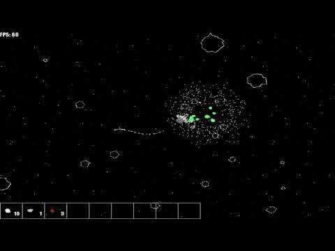 Top down 2D space game inventory testing