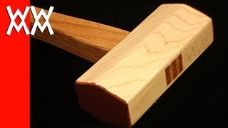 Woodworking For Mere Mortals. Easy woodworking projects every Friday. This is a really sturdy woodworking mallet that is ...