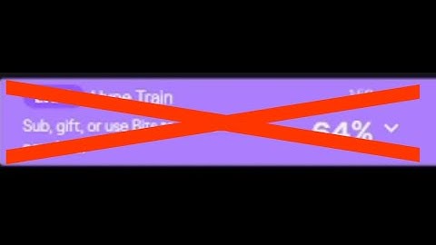 How to Block Hype Train on Twitch