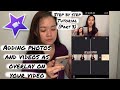 HOW TO ADD VIDEO AND PICTURES TO YOUR VIDEO - OVERLAY | USING iMOVIE on iPHONE ONLY