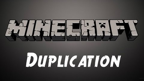 PERFECT Minecraft Duplication Glitch 1.6.2