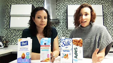 ¿Por qué mi leche de almendras tiene cosas blancas?