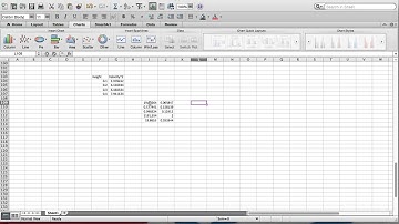 Using LINEST in MS Excel