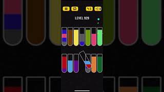 Water Sort Puzzle level 929-930