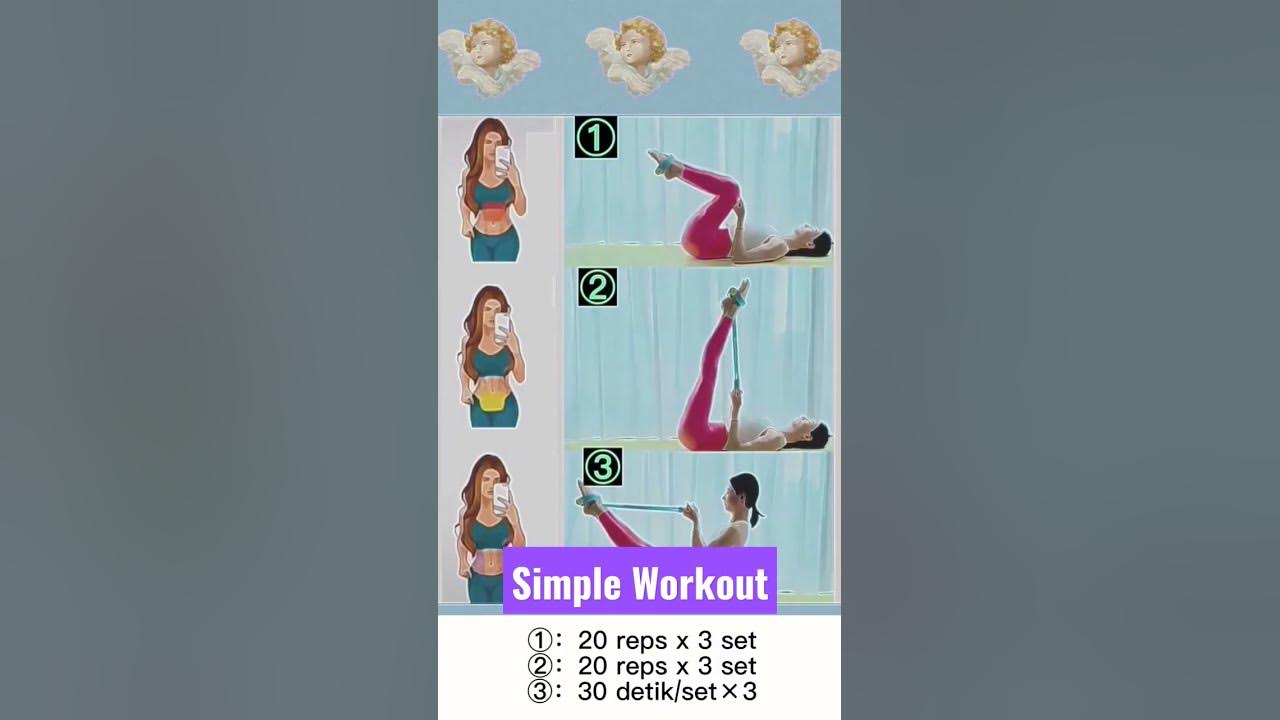 GERAKAN YOGA TALI UNTUK LANGSING #simpleworkout #yoga #bellyfatloss #short #shorts #olahraga #senam