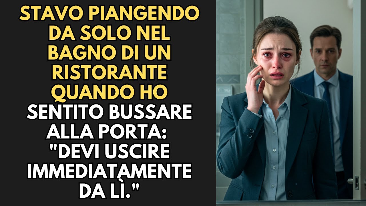 Stavo Piangendo Da Solo Nel Bagno Di Un Ristorante Quando Ho Sentito Bussare Alla Porta: 