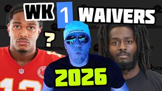 Way Too Early Week 1 Waiver Wire Rankings (2026)