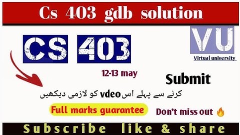 CS403 GDB |HealthSync Database Design|cs403 gdb solution2025|virtualuniversity Gdb