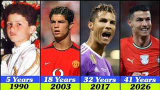 Cristiano Ronaldo Evolution: From Age 1 to 41 (1985–2026) | Legendary Football Transformation