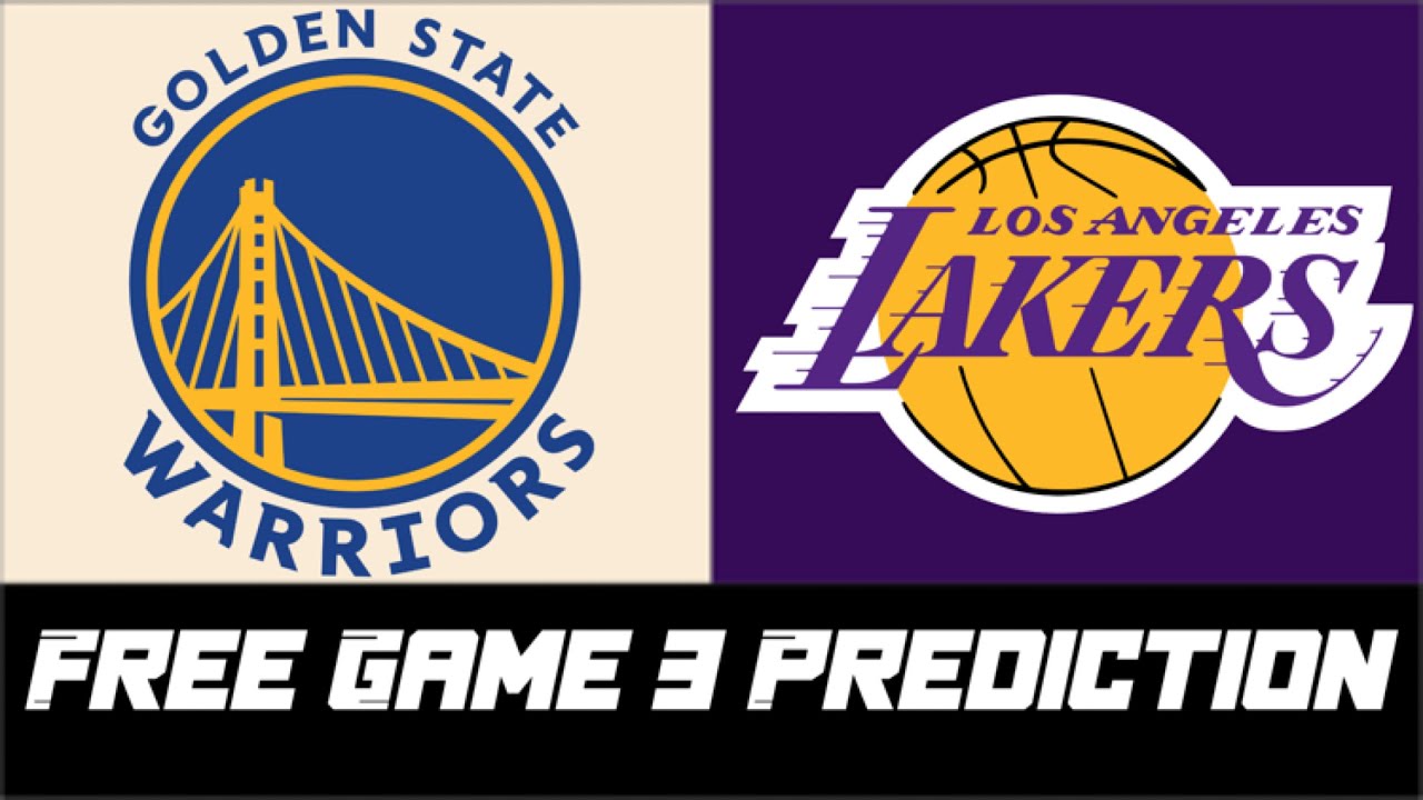 Golden State Warriors vs LA Lakers Free Game 3 NBA Playoffs Prediction