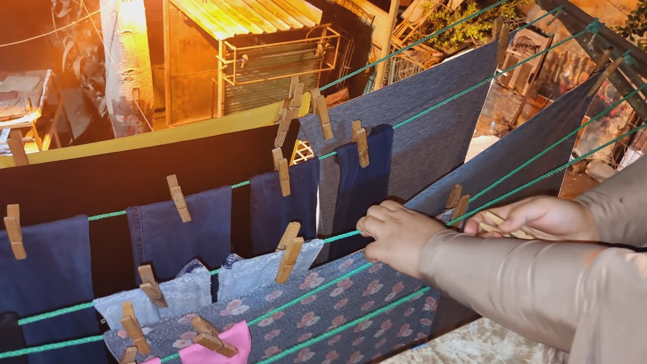 روتين الشغل رجعت من بره علي غسيل وتنظيف وطبيخ مافيش راحه ولا نوم