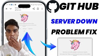 Git Hub 😱No server is currently available to service your request.Sorry about that.