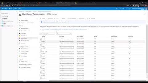 TOKEN2 - Bulk Activate OATH Hardware tokens with Azure MFA