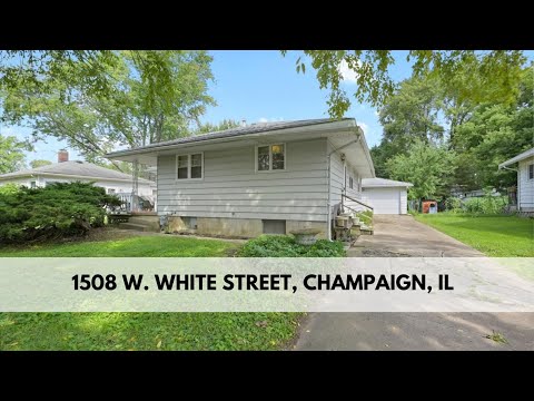 1508 W. White Street, Champaign, IL home video tour