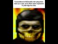É assustador...