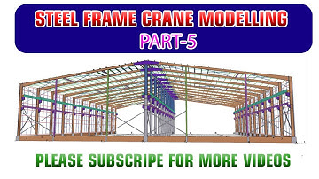 How to Make a Steel Frame Crane Modelling Tutorial   Part5