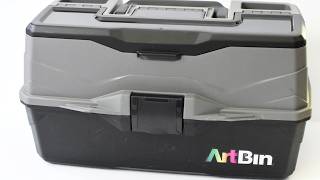 Black & Gray ArtBin Lift Tray Box/ Product Review/ How I organized my SN@P Binder and Flipbook Tools
