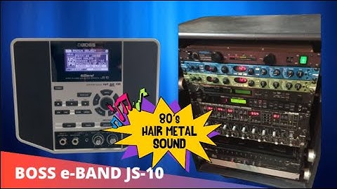 ‼️ Finding KILLER BLACK N BLUE Guitar Sounds Using BOSS eBAND JS-10 💥