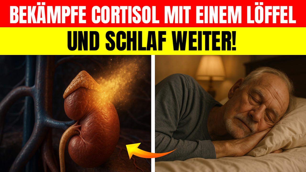 🌙 Ein Löffel Der Cortisol Reduziert Und Dir Erlaubt Tief Zu Schlafen (Nach 50)
