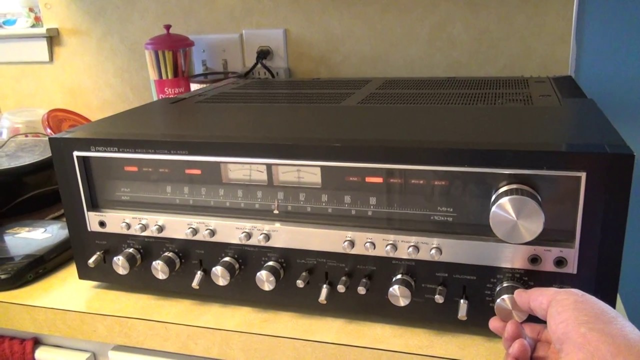 Pioneer SX5590 160 watt Power House Receiver - YouTube