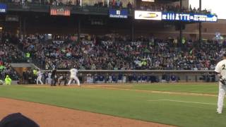 Tim Tebow's first minor league baseball at-bat